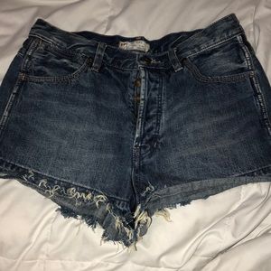 Free people high waisted shorts